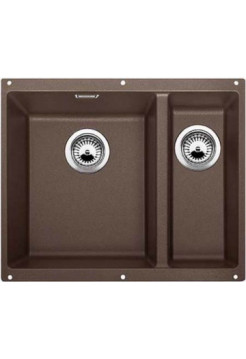 Кухонная мойка Blanco Subline 340/160-F Silgranit PuraDur (кофе)